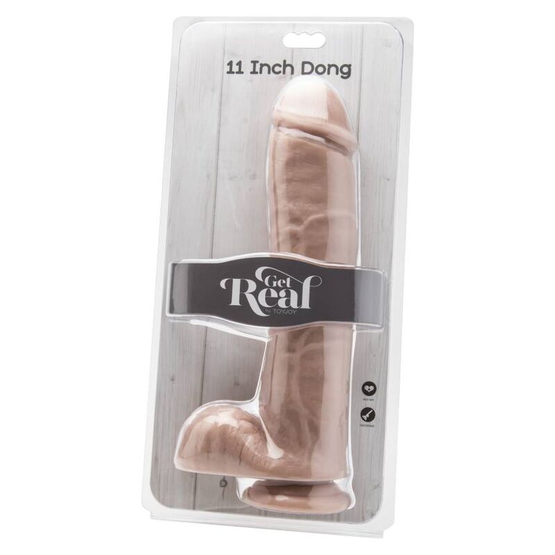 28 cm dildo with leather balls