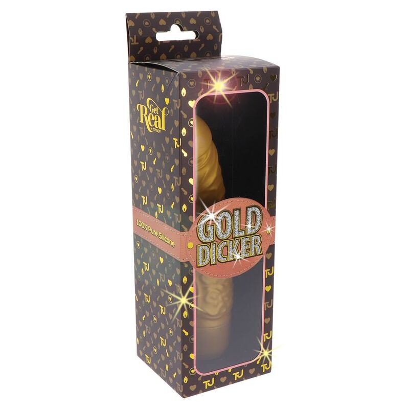 Gold dick vibrator original gold