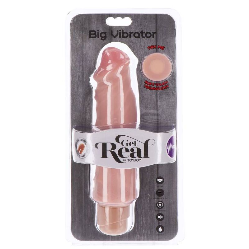 Large 20.5cm Dual Density Skin Vibrator