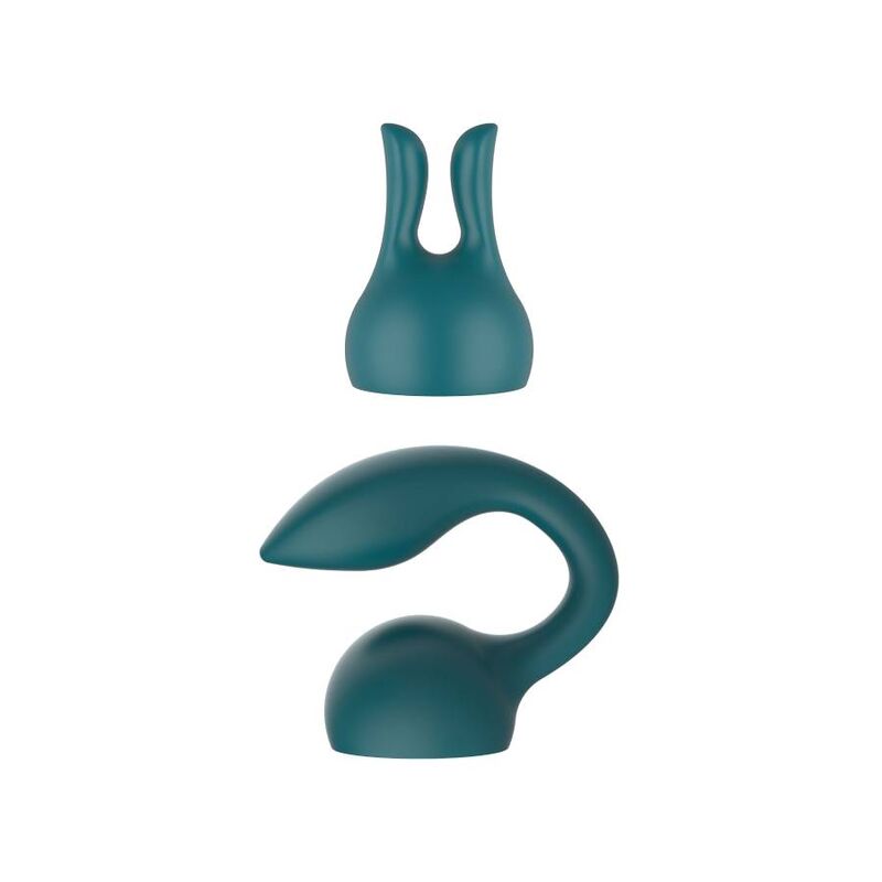 Green personal massager accessories