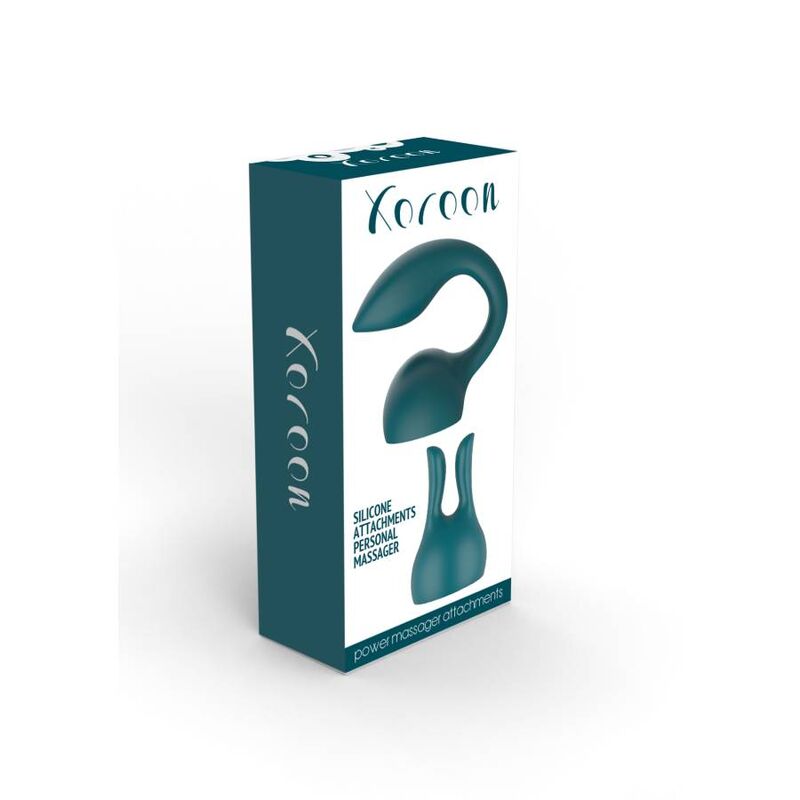 Green personal massager accessories