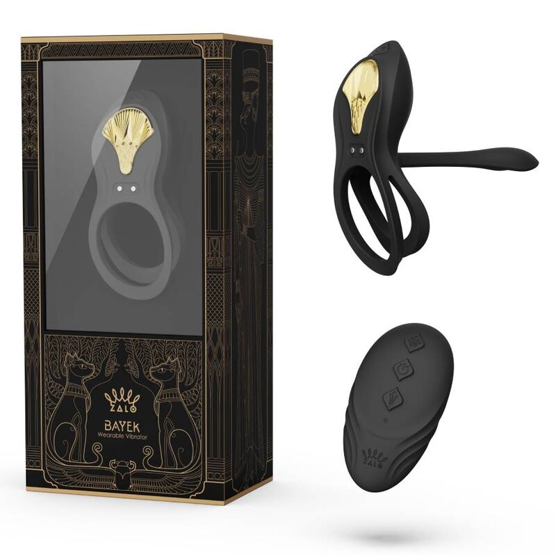 Bayek Black Couple Vibrating Ring