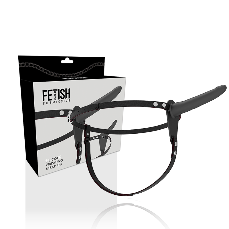 Black silicone vibrator 15 cm