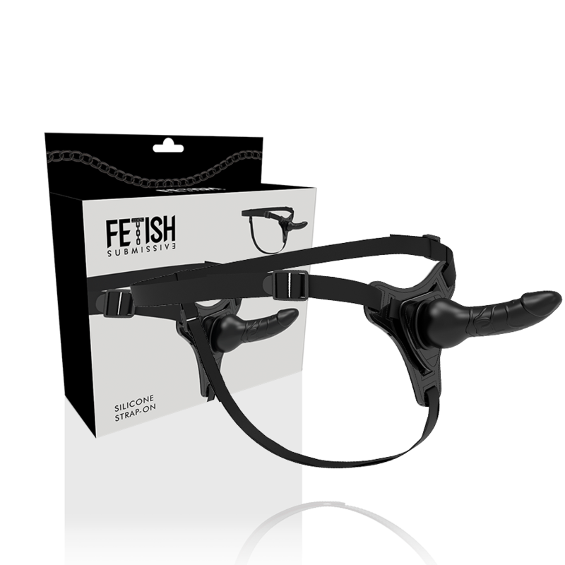 Realistic black silicone 16 cm