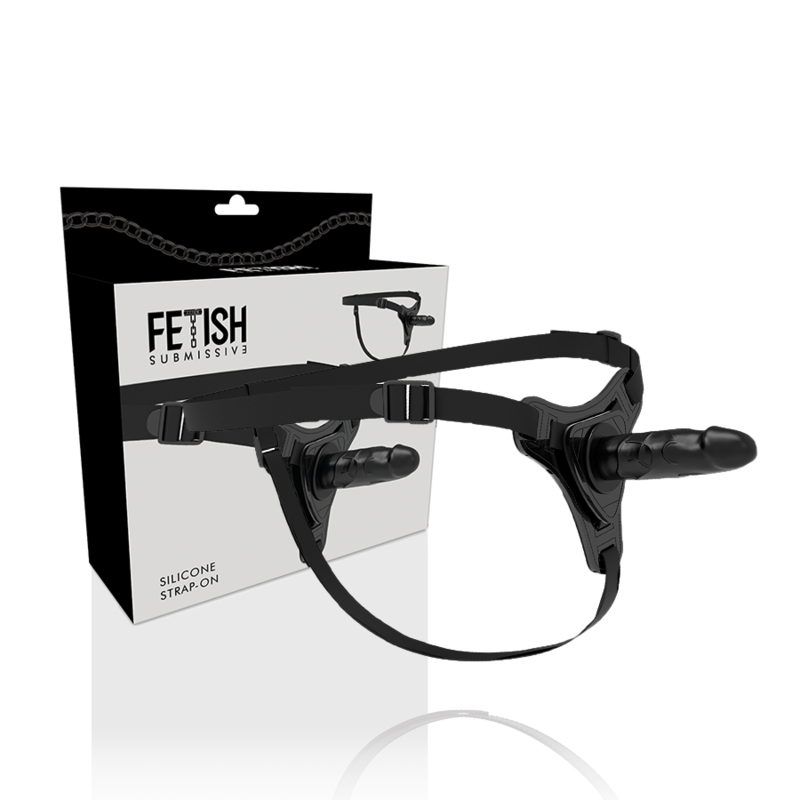 Realistic black silicone 15 cm