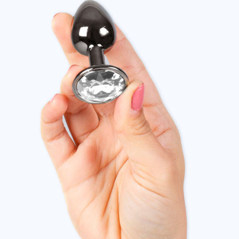 Gunmetal anal plug small size 7 cm