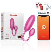 Denver Pink Vibrating Egg 7 x 2.7 cm Free App
