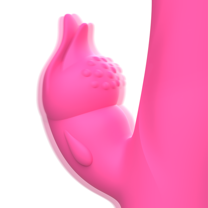 INTENSE - JULIO RABBIT PINK SILICONE VIBRATOR