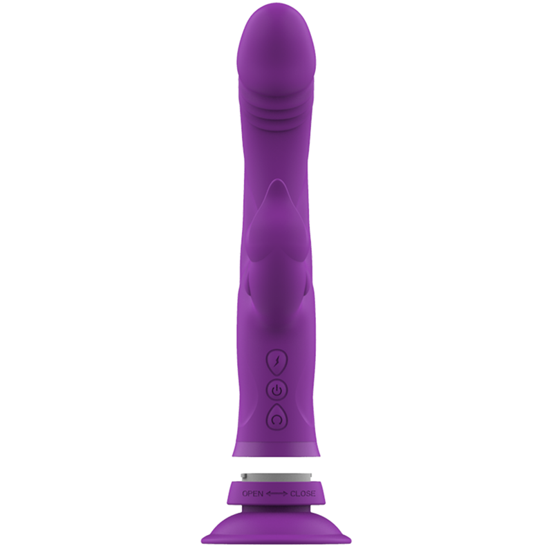 Casanova Rabbit Triple Motor Purple Silicone Vibrator
