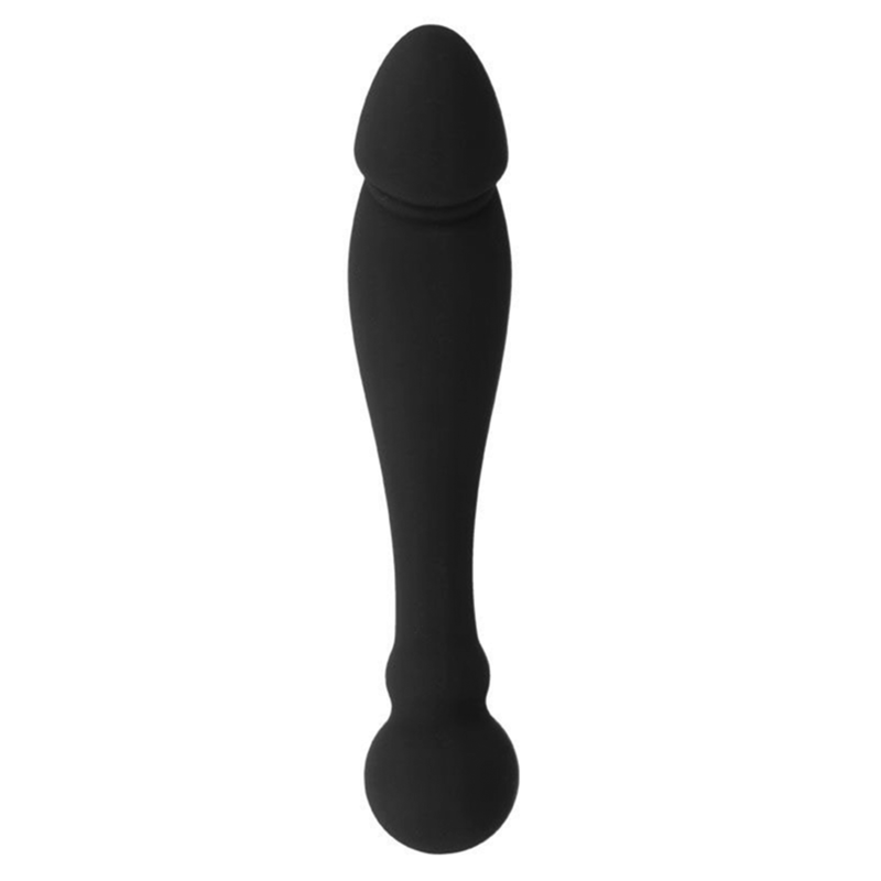 BLACK&amp;SILVER - KARL G-POINT STIMULATING DILDO 18 CM