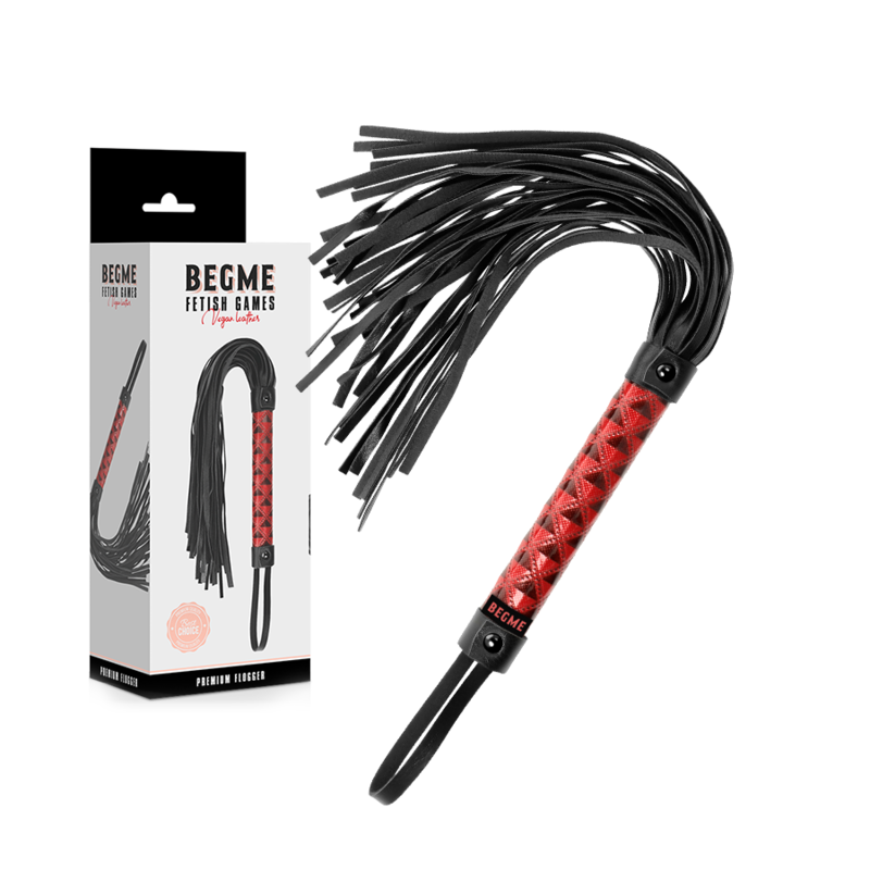Vegan Leather Flogger Red Edition