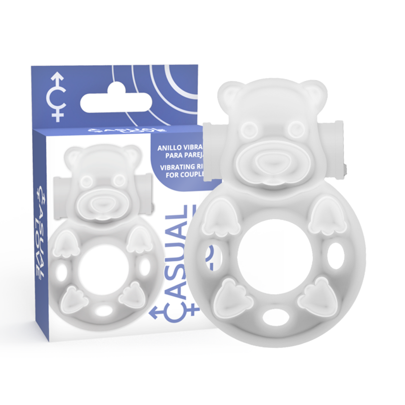 26 transparent bunny vibrator ring
