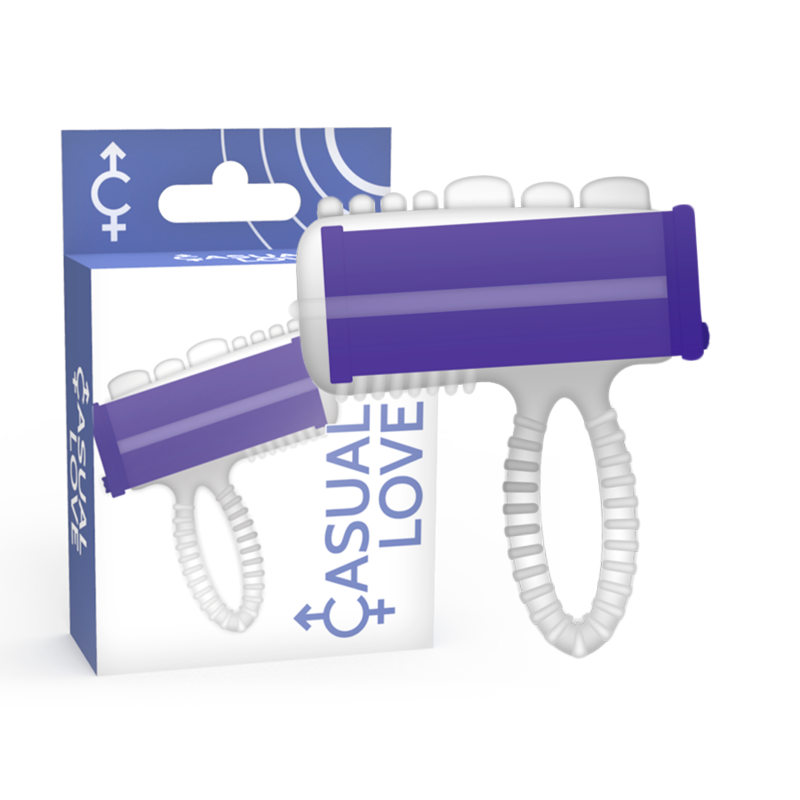 Lilac tongue vibrator ring