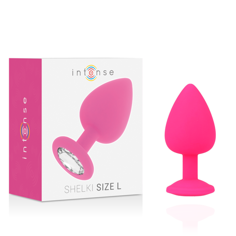 Shelki L fuchsia anal plug