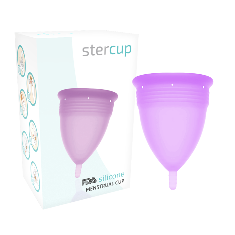 FDA Silicone Menstrual Cup Lilac - Size L