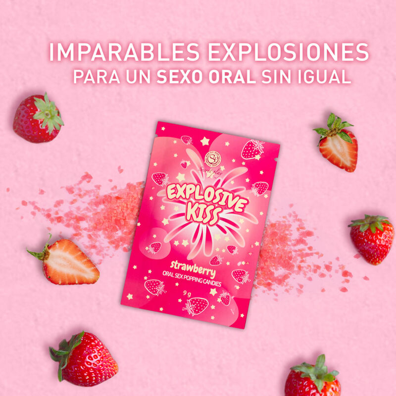 Strawberry Explosive Candies