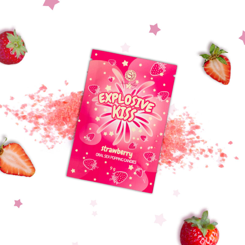 Strawberry Explosive Candies