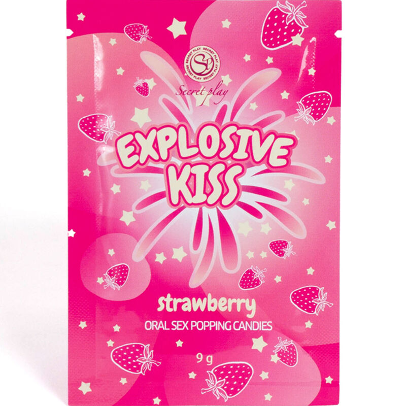 Strawberry Explosive Candies