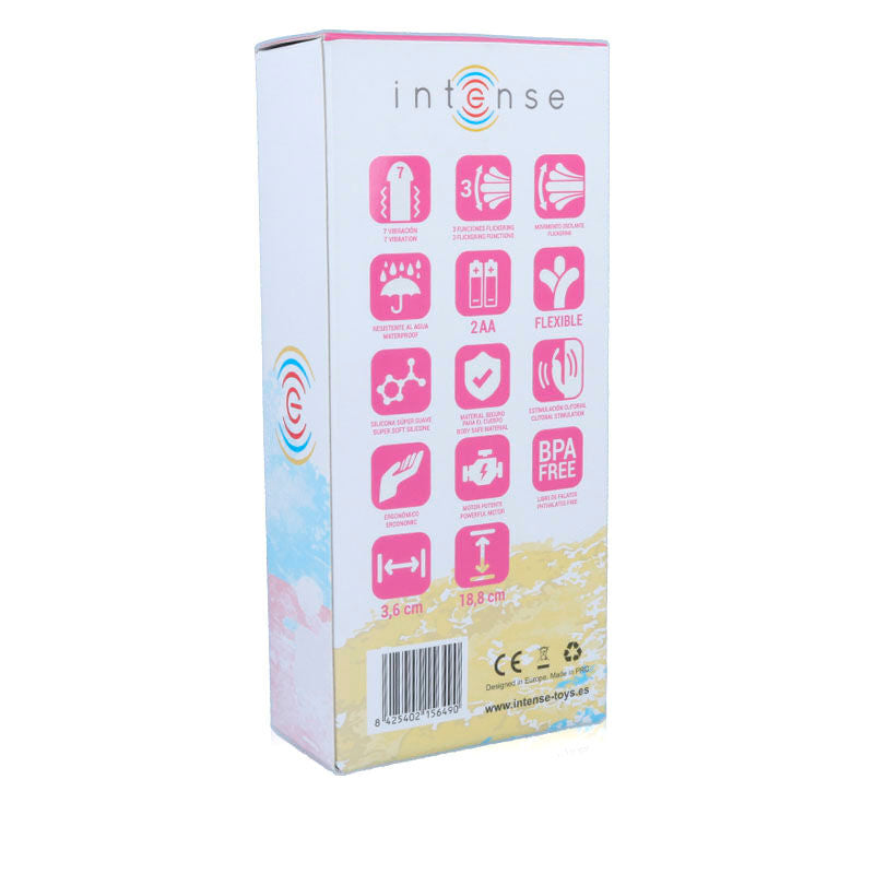 Susy silicone rabbit pink oscillating vibrator