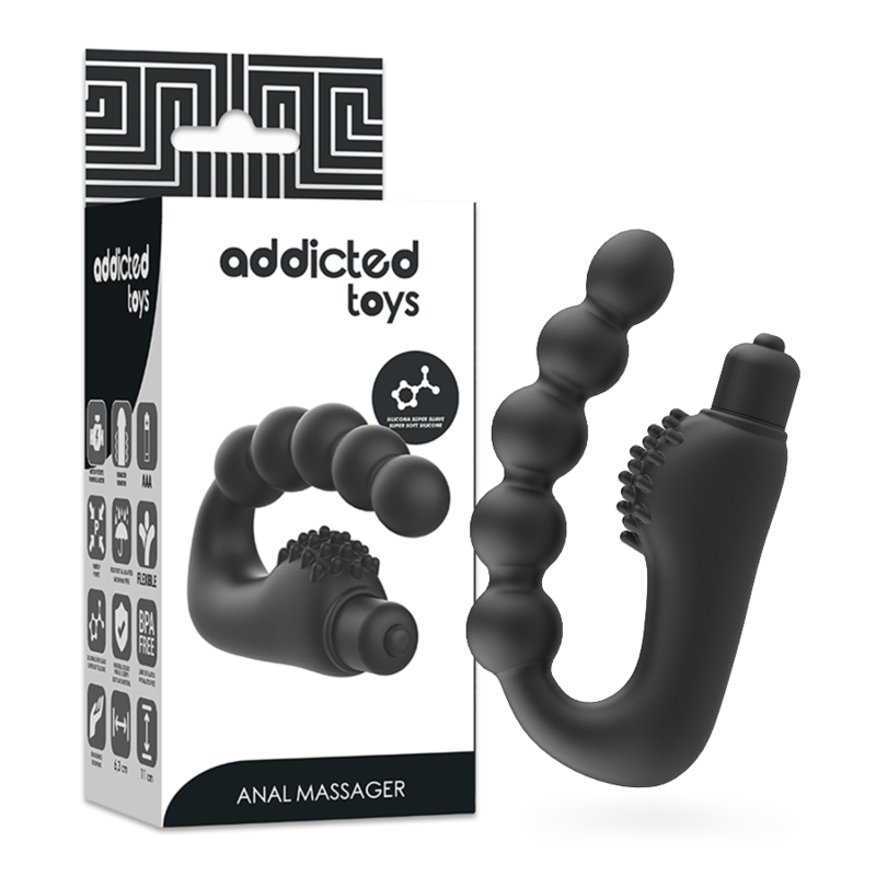 ADDICTED TOYS - PROSTATIC ANAL MASSAGER WITH VIBRATION