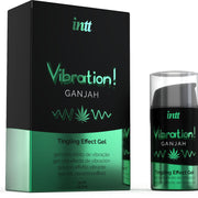 Powerful intimate stimulant liquid cannabis vibrating gel 15ml
