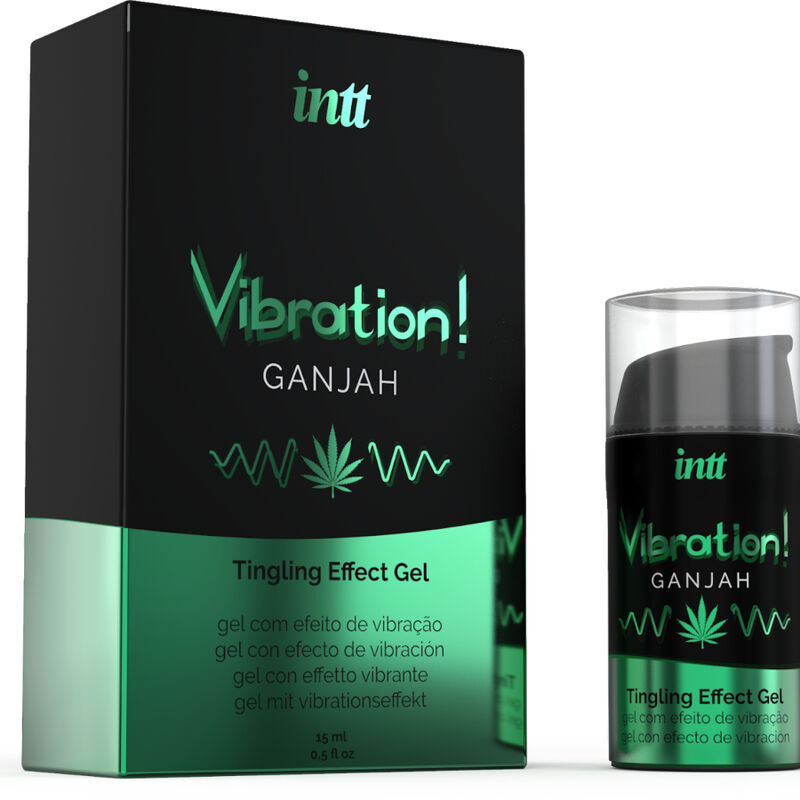 Powerful intimate stimulant liquid cannabis vibrating gel 15ml