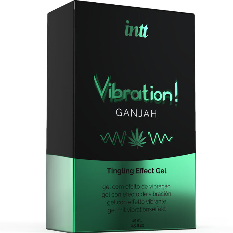 Powerful intimate stimulant liquid cannabis vibrating gel 15ml