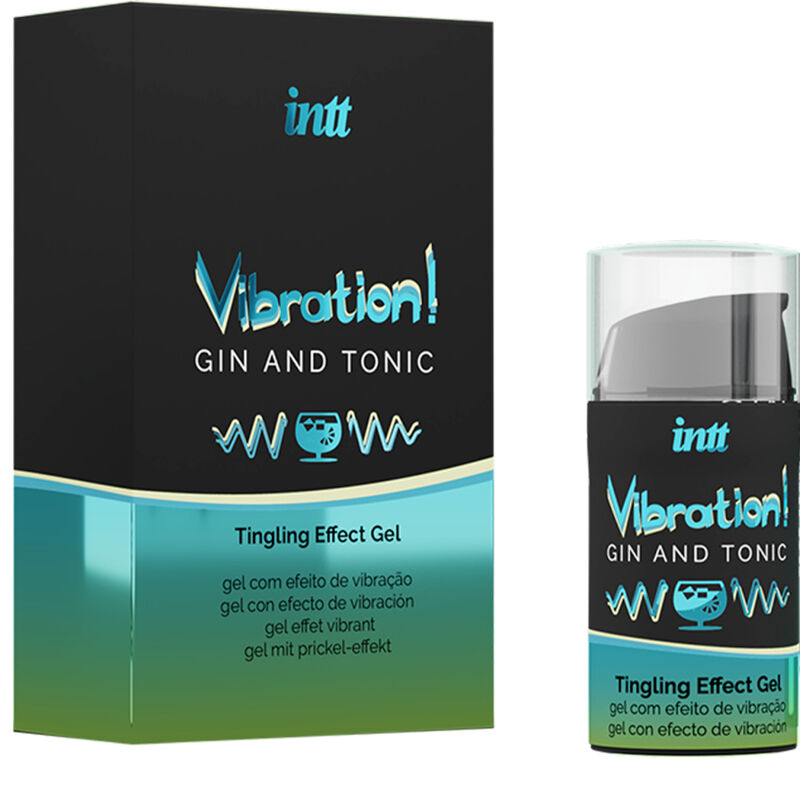 Powerful liquid vibrating gel intimate stimulant gin &amp; tonic 15ml