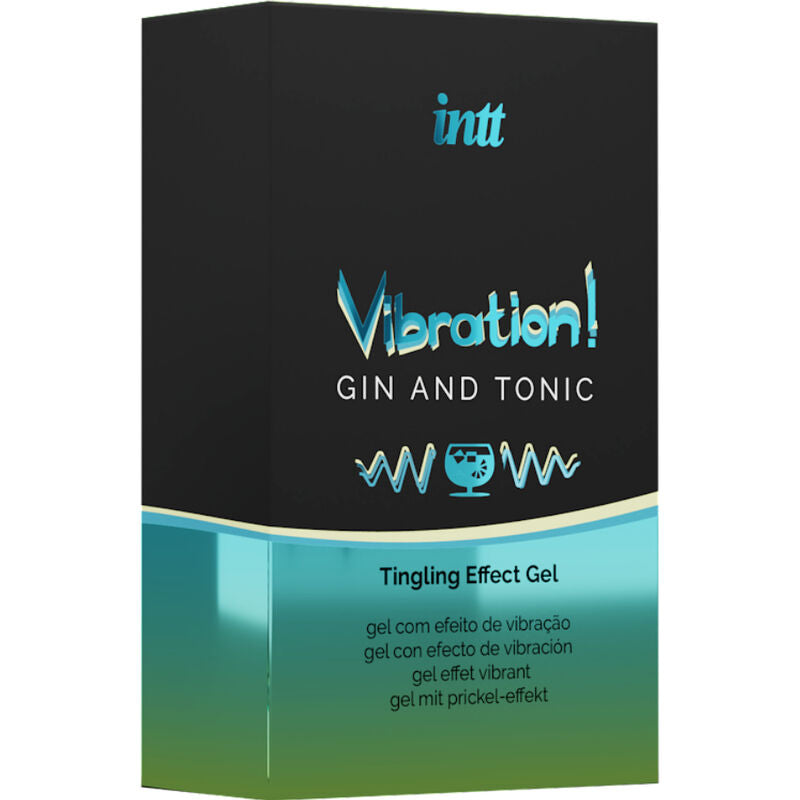 INTT - POWERFUL LIQUID VIBRATOR GEL INTIMATE STIMULATOR GIN &amp; TONIC 15ML