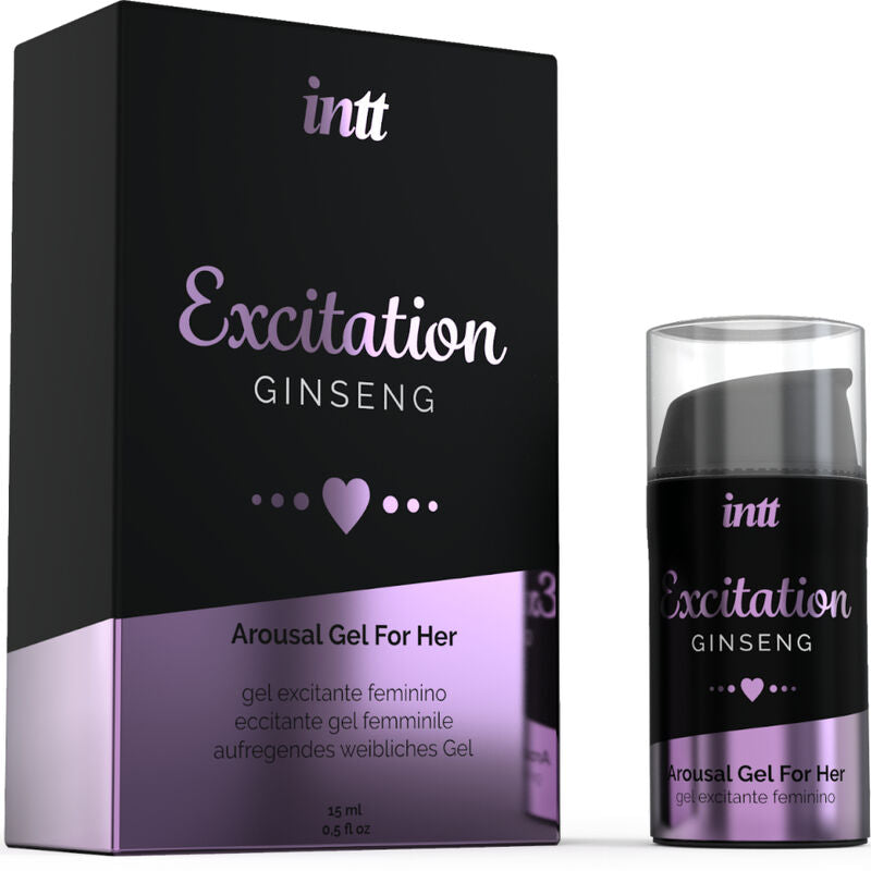 Stimulating and exciting gel activator of intimate heat sexual desire