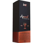 Aperol massage gel with intense heat effect
