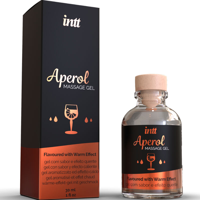 Aperol massage gel with intense heat effect