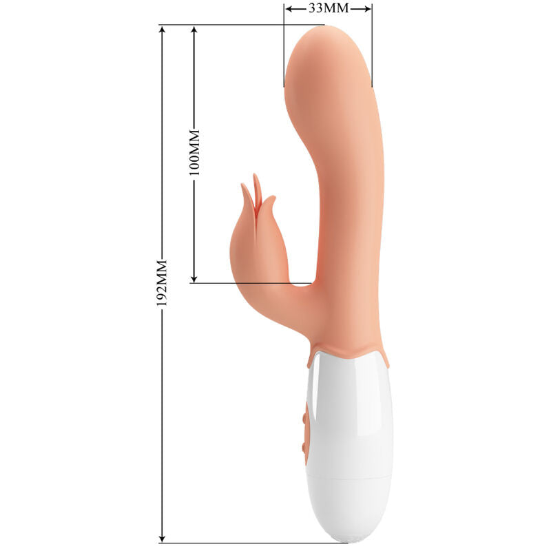Bloody Mary vibrator with stimulator