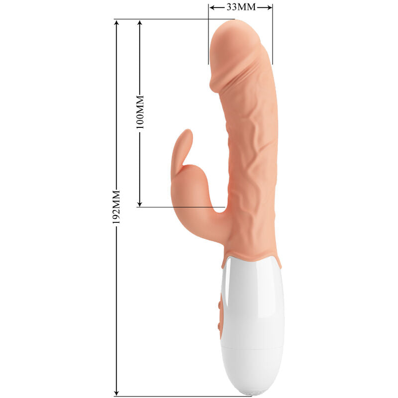 Easter bunny vibrator with stimulator