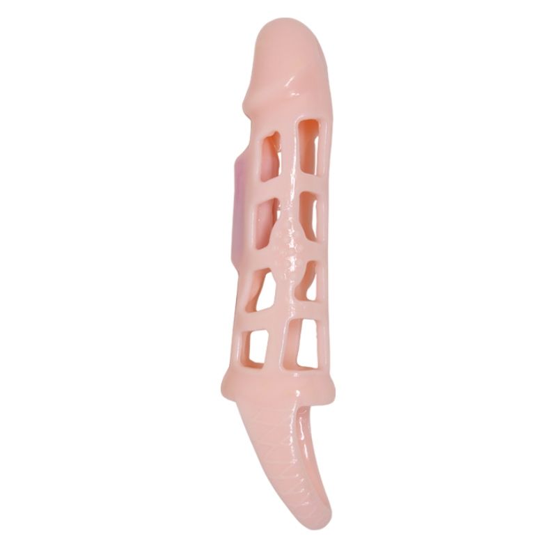 Harrison Penis Extender Sleeve with Vibration and Strap 13.5cm