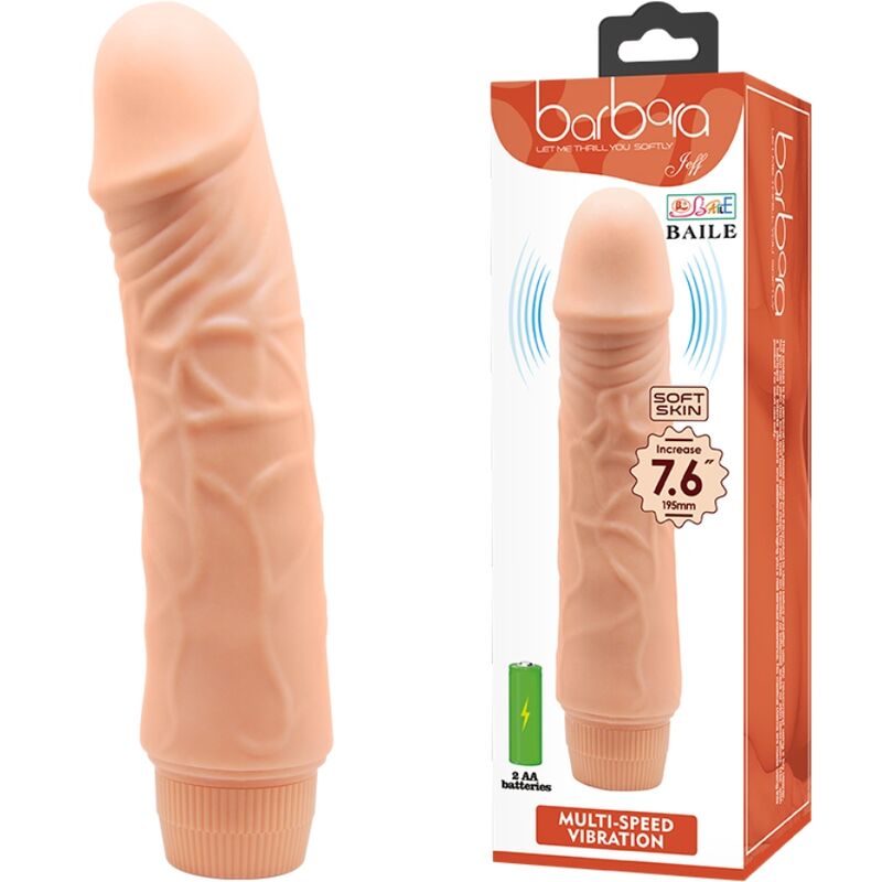 Realistic vibrator Barbara 20 cm