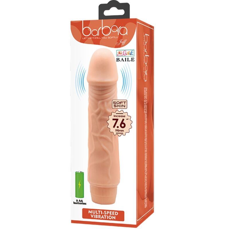 Realistic vibrator Barbara 20 cm