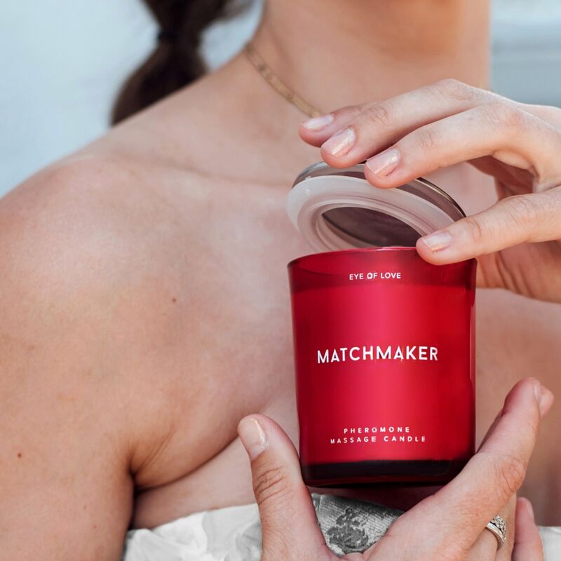 Bougie de Massage Matchmaker - Phéromones et Huiles Naturelles - Eye Of Love