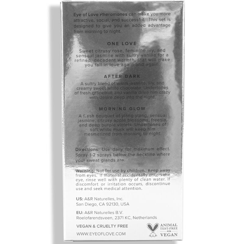 Eol phr perfume 10 ml set/3 - morning glow, one love, after dark