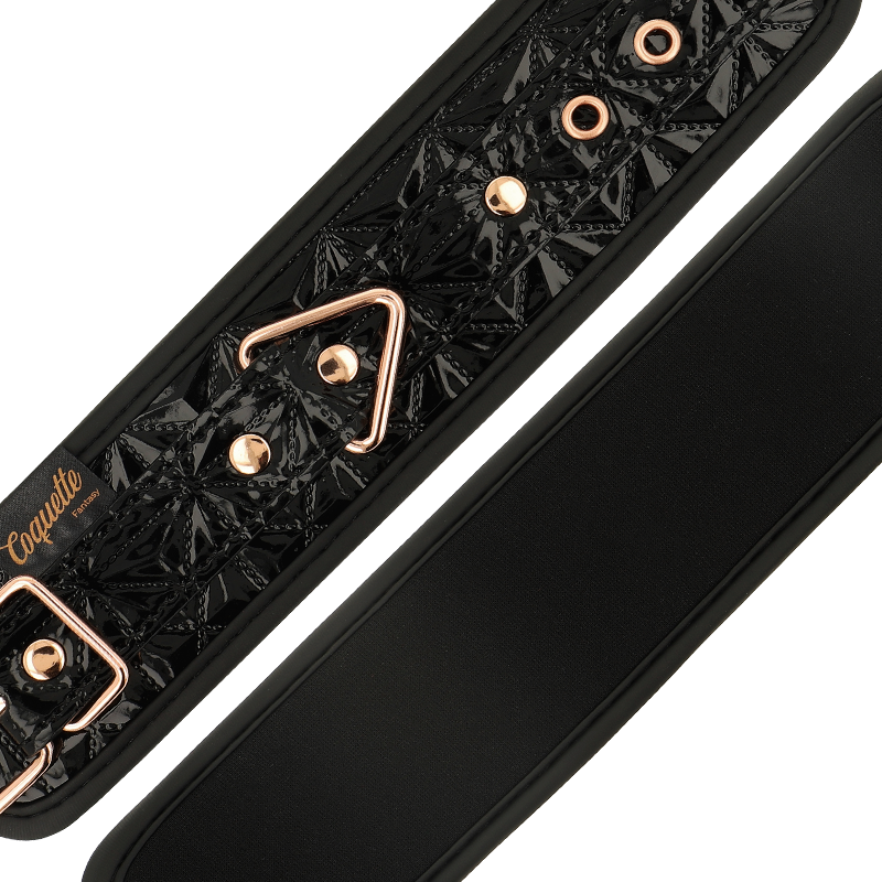 Black edition handcuffs with neoprene lining