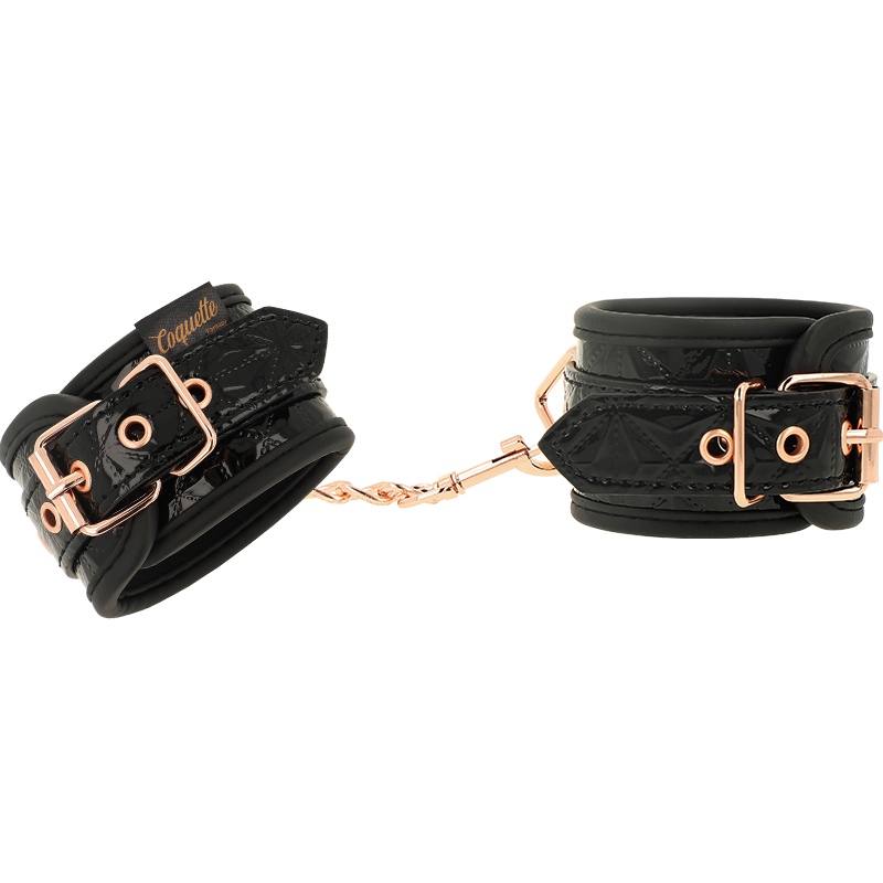 Black edition handcuffs with neoprene lining