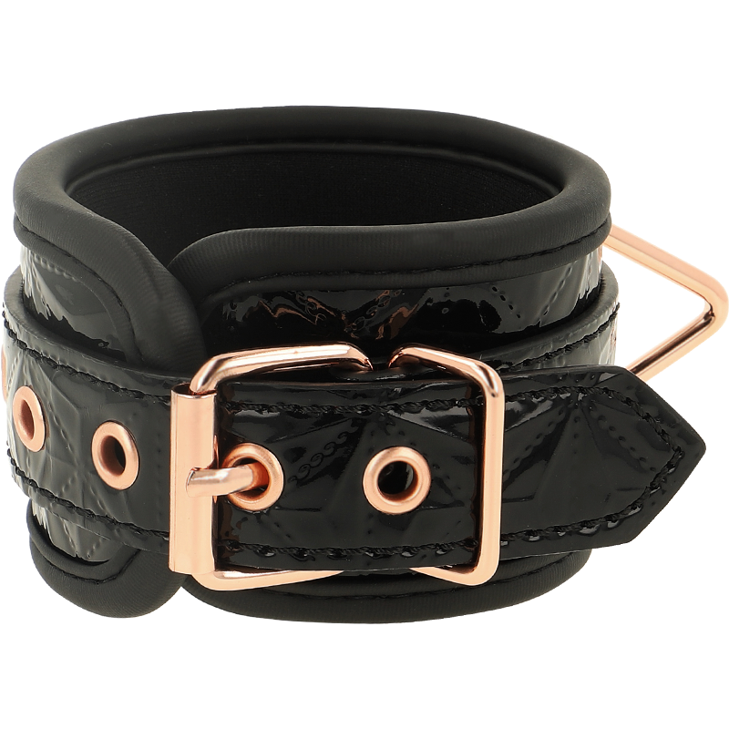 Black edition handcuffs with neoprene lining