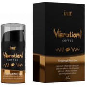 Coffee flavored massage gel with warming effect