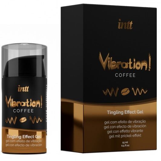 Coffee flavored massage gel with warming effect