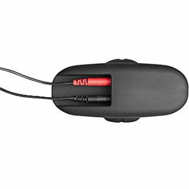 Black silicone rocker anal plug large