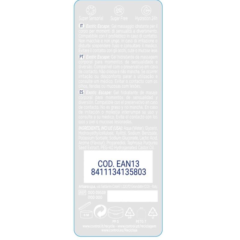 2 in 1 massage &amp; exotic pleasure 200 ml