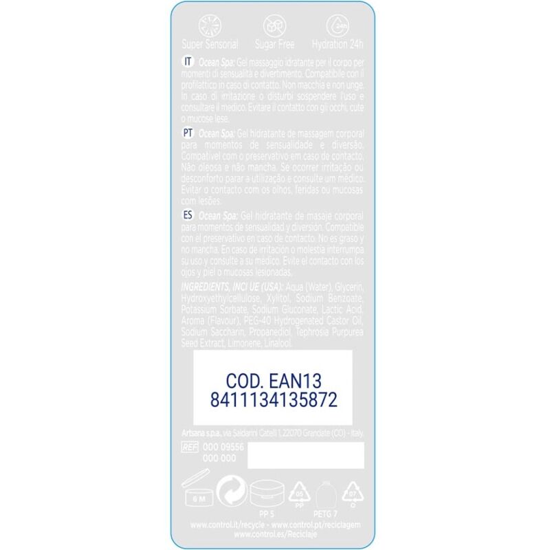 2 in 1 massage &amp; pleasure Mediterranean sea 200 ml