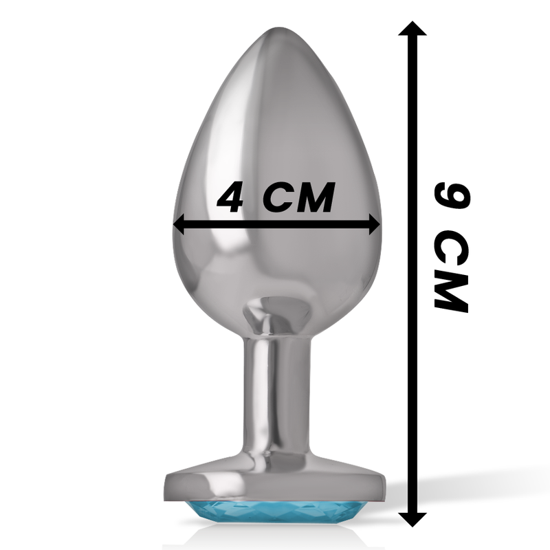 Plug Bijou en Aluminium - Base Cœur Brillante - Intense