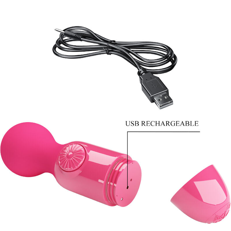 Mini magenta personal massager