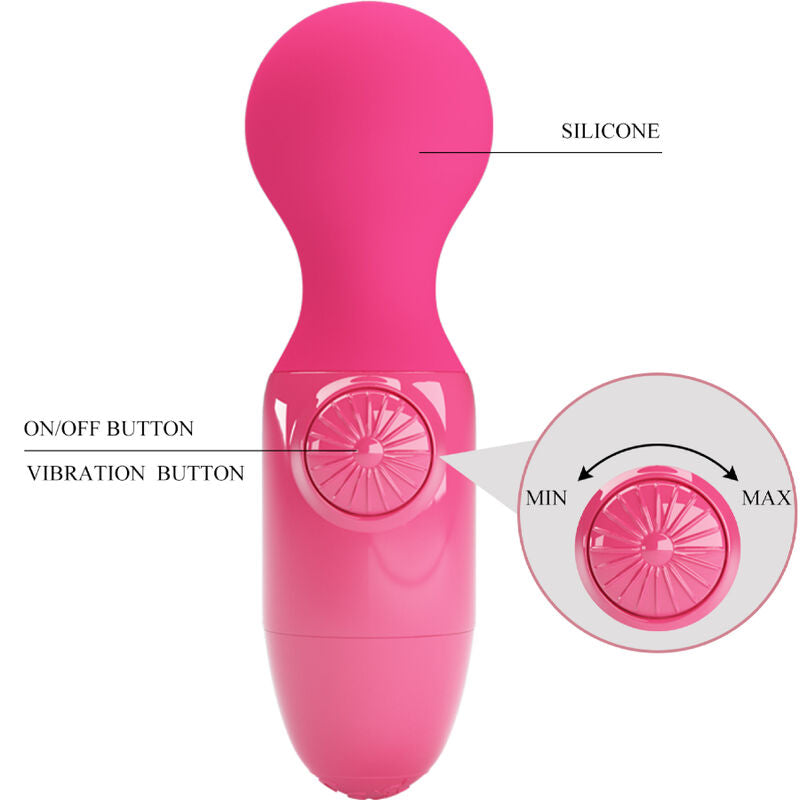 Mini magenta personal massager